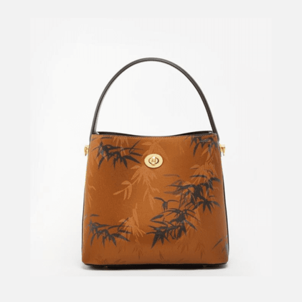 Non-legacy Bamboo-Weave Brocade Tote Bag - Image 3