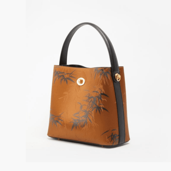 Non-legacy Bamboo-Weave Brocade Tote Bag - Image 4